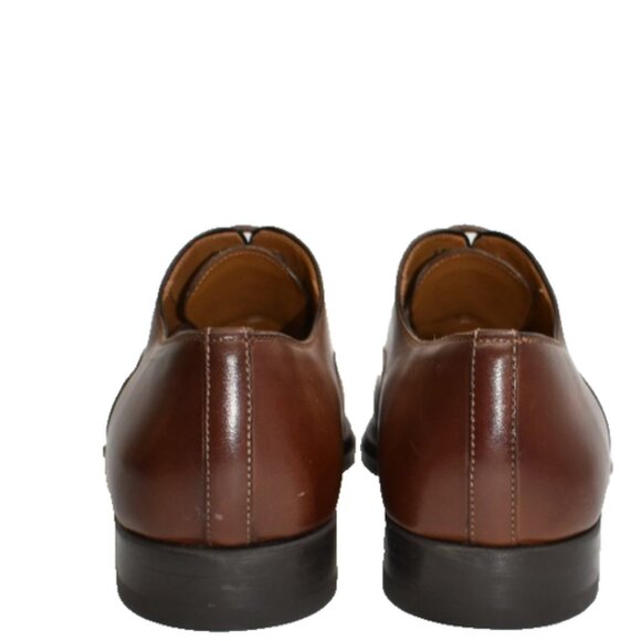 New! Magnanni Terril Leather Oxford Cognac Brown Size 8.5 M 26102 DD222B